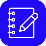 Icono azul personalización