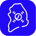 Icono azul autenticidad